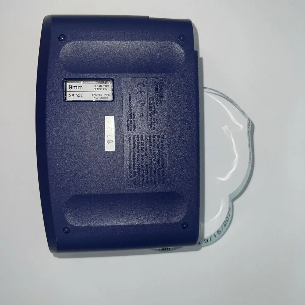 Casio LABEL IT! EZ-Label Printer Model # KL-60-L A Clear Tape Included Inside De